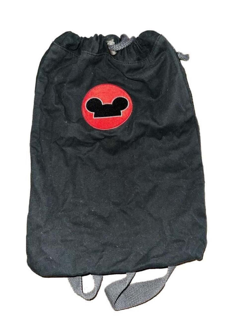 Disney Parks Mickey Mouse Icon Drawstring Backpack Cinch Sack